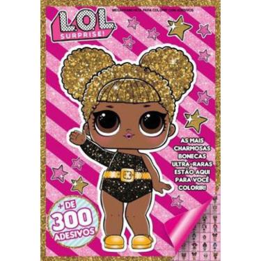 Imagem de L.O.L. Surprise - Megaprancheta Para Colorir Com Adesivos - Vol. 1