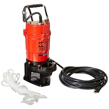 Imagem de Multiquip Bomba de lixo submersível elétrica ST2040T com motor monofásico, 1 HP, 79 GPM, sucção e descarga de 5 cm