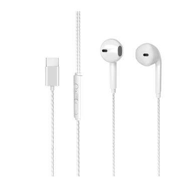 Imagem de Fone de Ouvido Lenovo Lecoo EH104 INTRA Auricular USB-C Branco