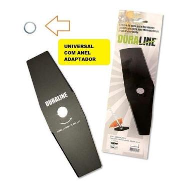 Imagem de Faca Lamina Navalha 2 Pontas Para Roçadeira Universal 30cm - Duraline