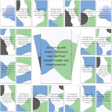 Imagem de 100 cartões de oração 8,9 x 5,3 cm versículo bíblico pedidos de oração cartões de escritura em massa para devoção diária, homens e mulheres, presente cristão com citações inspiradoras (verde)