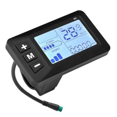 Imagem de SPYMINNPOO Velocímetro de Bicicleta, 24v 36v 48v Display Lcd Medidor Painel de Controle de Bicicleta Elétrica Com Odômetro para Bicicletas e E-scooter (G51)