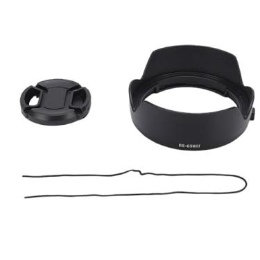 Imagem de Fabater Conjunto de Capa de Lente de 58 Mm, Capa de Pétala de Flor de Câmera e Tampa para RF50mm 1.8 ES, Sombra de Capuzes de Lente Com Tampa de 43 Mm