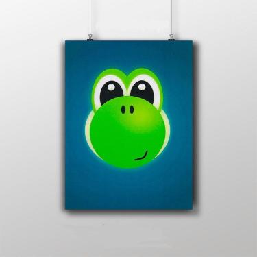 Imagem de Placa Decorativa Yoshi Do Super Mário Game Poster