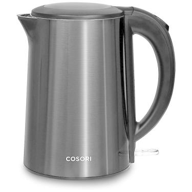 Imagem de Chaleira Elétrica 1.5 L com Desligamento Automático, 110v, COSORI Double Wall Electric Kettle, Preto