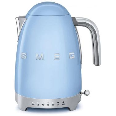Imagem de Chaleira Elétrica Capacidade 1.7L, com Desligamento Automático, azul, SMEG KLF04PBUS, Azul