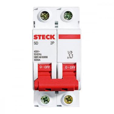 Imagem de Disjuntor Steck Din Bipolar 25A Sd62 3Ka