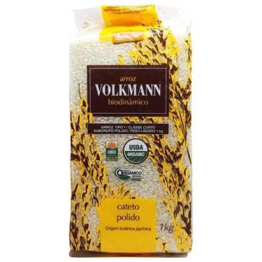 Imagem de Arroz Cateto Polido Orgânico e Biodinâmico 1kg - Volkmann - Arroz Volk