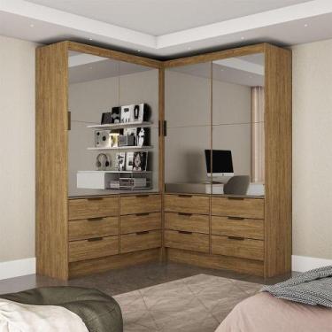 Imagem de Closet Casal Sevilha 4 Portas Premium 12 Gvts Carioca Móveis