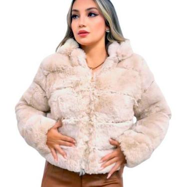Imagem de Jaqueta Feminina Bobojaco De Pelucia Puffer Com Capuz - Bucci Boutique