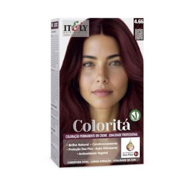 Imagem de Tintura Itely Colorita 4.66 Castanho Médio Vermelho Intenso