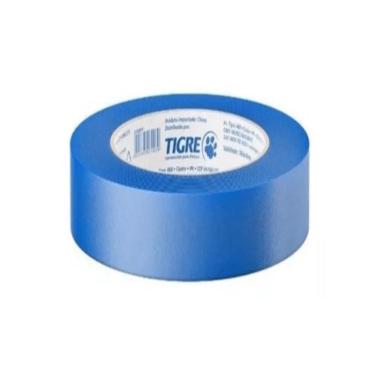 Imagem de Fita Crepe Azul Mascaramento Pintura 48Mm X 50M Tigre