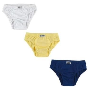 Imagem de Cueca Nawes Slip Lisa em Algodão N04 C/3, Cores sortidas, P