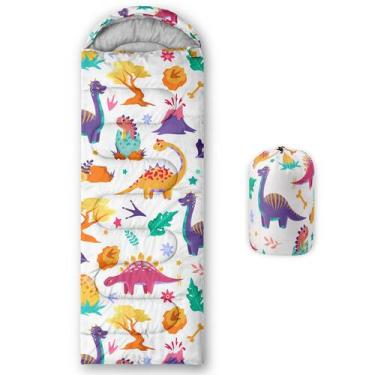 Imagem de Saco de dormir CVHOUSE Cartoon Kawaii Dinosaur Waterproof