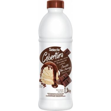 Imagem de Cobertura Concentrado De Sorvete E Sobremesas Selecta 1,3kg - Chocolate Meio Amargo