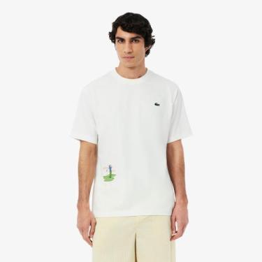 Imagem de Camiseta de Golfe Ultra Dry - Lacoste, M, Branco