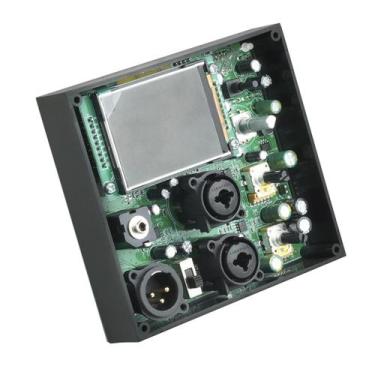 Imagem de Pré Amplificador Com Display DSP Botões Menu Entradas E Saída Para Vor