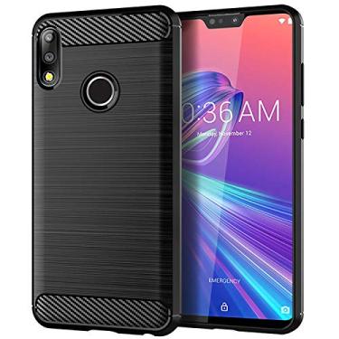 Imagem de Capa para ASUS Zenfone Max Pro M2, com sensação suave, proteção total, anti-arranhões e impressões digitais + capa de celular resistente a arranhões para ASUS Zenfone Max Pro M2