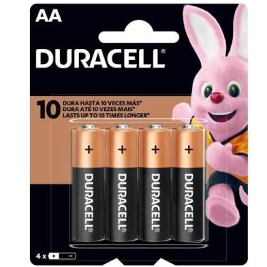 Imagem de Pilha AA Duracell 1.5v com 4 Unidades