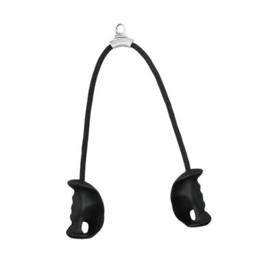 Imagem de Generic Treinamento de força de corda de tríceps com alças ergonômicas LAT Pull Down Bar Cable Attachments para de polia exercício interno
