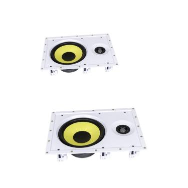 Imagem de Kit 2 Caixas De Som Acústica Retangular de Embutir Arandela JBL CI Plus 8R 200w Rms - Branca