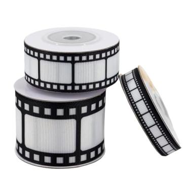 Imagem de Fenteer Fita de filme de 10 mm, 22 mm, 38 mm de largura, fita de embrulho para presente, buquê, artesanato, caixa de bolo, embalagem de presente, decoração