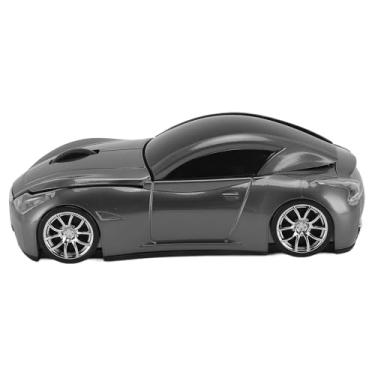 Imagem de Wireless Car Shape Mouse Design Sporty Design 1600 DPI Sensor óptico de 2,4 GHz Receptor USB Ergonomic Computer Camundo (Cinza)