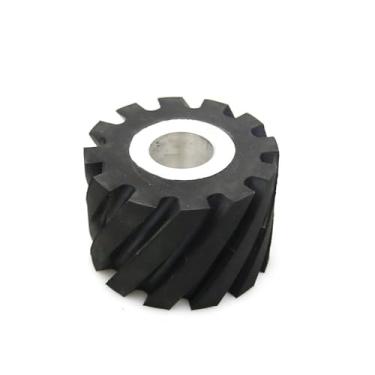 Imagem de 1 peça 75x50mm Roda de contato de borracha Esmerilhadeira de suporte traseiro Roda intermediária, ranhurada 25mm ID
