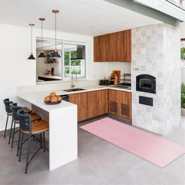 Imagem de Tapete Passadeira Beira Cama Cairo Antiderrapante 0,65 X 2,00 Salmão