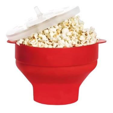 Imagem de Pipoqueira Em Silicone P/Microondas - Vermelho