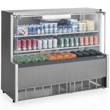 Imagem de Vitrine Refrigerada Ar Forçado com Vidros Aquecidos GPFA140A Inox 220V
