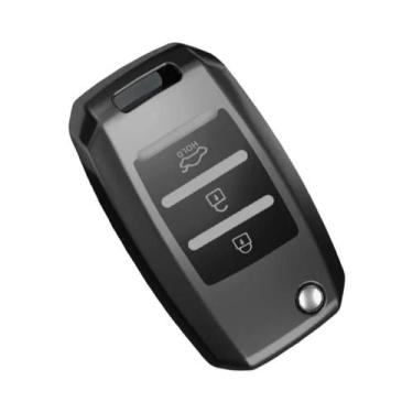 Imagem de Capa De Chave Inteligente TPU De 3 Botões Para KIA Rio, Rio5, Sportage