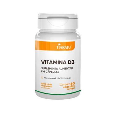 Imagem de Vitamina D3 2000UI 60 Cápsulas Softgel Tiaraju Imunidade