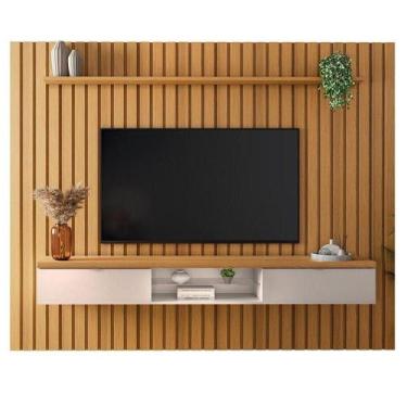 Imagem de Painel Ripado You Illusion 2.7 Cinamomo Off White - Hb Móveis