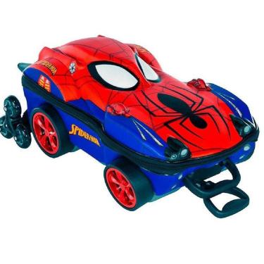 Imagem de Mochila Escolar Homem Aranha com 03 Rodinhas Maxtoy-Feminino