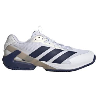 Imagem de Tênis Adidas Adizero Ubersonic 5 Clay Branco e Azul Masculino-Masculino