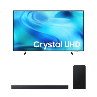 Imagem de Samsung Smart TV 58" Crystal UHD 4K 2026 + Soundbar Samsung HW-B450F