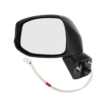 Imagem de Motoforti Espelho retrovisor lateral esquerdo substitui o conjunto do espelho retrovisor lateral para Honda Civic 2012 2013 2014 2015 preto brilhante ajuste do espelho elétrico