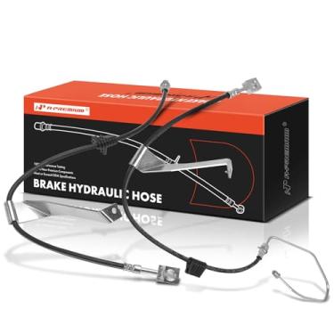 Imagem de A-Premium Mangueira hidráulica de freio frontal compatível com modelos selecionados Chevrolet, GMC e Isuzu - C6500 Kodiak/C7500 Kodiak/C6500 Topkick/C7500 Topkick 2003-2009, HTR HVR 2005-2008 - Pacote