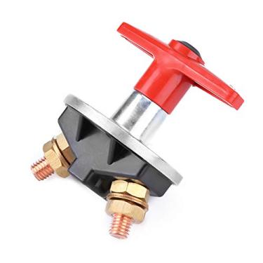 Imagem de Chave Fixa Universal para Carro, Interruptor de Corte de Bateria, Desconexo, Isolador de Energia, Antiferrugem, Anticorrosão, Preto, Vermelho, 300a, 60v para Veículo