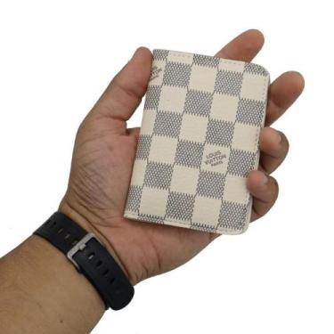 Imagem de Carteira Masculina Slim Porta-Cartão, Cnh - Sem marca, Carteira, L mar