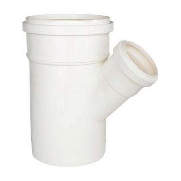 Imagem de Juncao Esgoto Plastilit 100 X 50 Branco - Kit C/10 Unidades, Branco