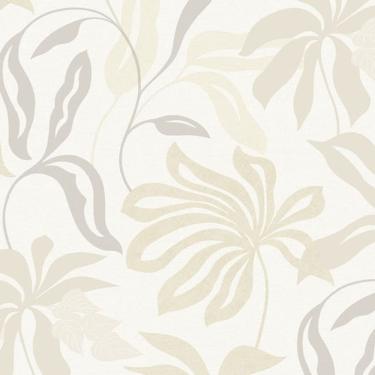 Imagem de Papel De Parede Marbelina Ii Folhagem Branco Ur3419