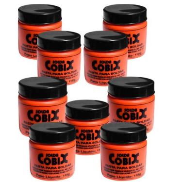 Imagem de 9 Pastas para Solda marca Cobix Pote 110g