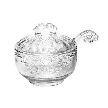 Imagem de Açucareiro Cristal Ecológico c/ Colher Imperial Lyor