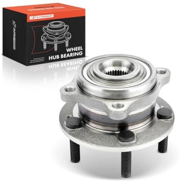 Imagem de A-Premium Rolamento de roda dianteira e conjunto de cubo com 5 terminais compatíveis com Hyundai Santa Fe 2007-2014, Santa Fe Sport 2013-2014, Veracruz 2007-2012, Kia Sorento 2011-2015