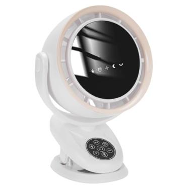 Imagem de Diydeg Clip No Ventilador, o Ventilador de Mesa Operado por Bateria Recarregável Com Exibição Leve, Digital, Oscilação Automática e Remoto, para Casa, Escritório, Acampamento