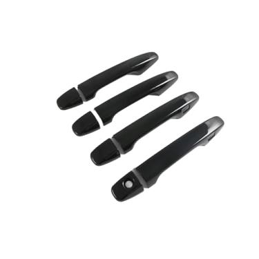 Imagem de Luyhok Protetor de tampa de maçaneta de porta para Subaru Forester 2025 2026 Acessórios de carro ABS (Piano Preto