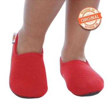 Imagem de Sapatilha Neoprene Air Original para Bebês e Crianças - Vermelho - Aki