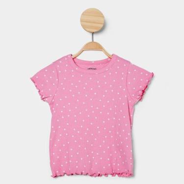 Imagem de Blusa Infantil Hering Casual Menina, Rosa, 8A